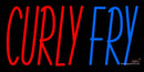 Custom Curly Fry Neon Sign 
