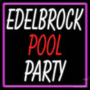 Custom Edelbrock Pool Party Neon Sign 