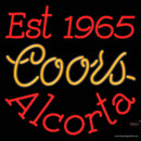 Custom Est  Alcorta Neon Sign 