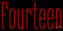 Custom Fourteen Neon Sign 