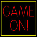 Custom Game On Neon Sign 