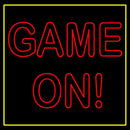Custom Game On Neon Sign 