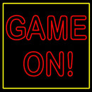 Custom Game On Neon Sign 