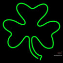 Custom Green shamrock Logo Neon Sign 