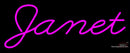 Custom Janet Neon Sign 