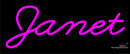Custom Janet Neon Sign 