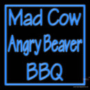 Custom Mad Cow Angry Beaver Neon Sign 