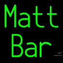 Custom Matt Bar Neon Sign 
