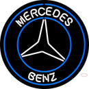 Merchedes Benz White Neon Sign
