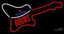 Custom Molson Rocks Guitar Neon Sign 