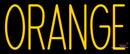 Custom Orange Neon Sign 