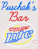 Custom Puschak Bar Neon Sign 