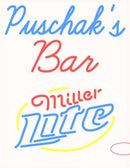 Custom Puschak Bar Neon Sign 
