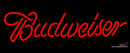 Custom Red Budweiser Neon Sign 