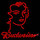 Custom Red Headed Woman Neon Sign 