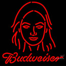 Custom Red Headed Woman Neon Sign 