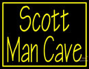 Custom Scott Mancave Neon Sign 