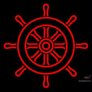 Custom Ships Wheel Logo Neon Sign 