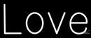 Custom White Love Neon Sign 
