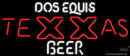 Dos Equis Texas Neon Beer Sign