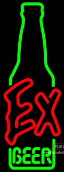 EX Bottle Neon Beer Sign