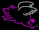 Flying Pig Neon Sign