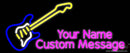 Guitar Logo Neon Sign