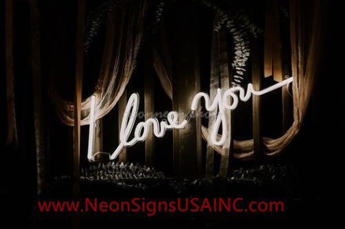 I Love You Wedding Home Deco Neon Sign