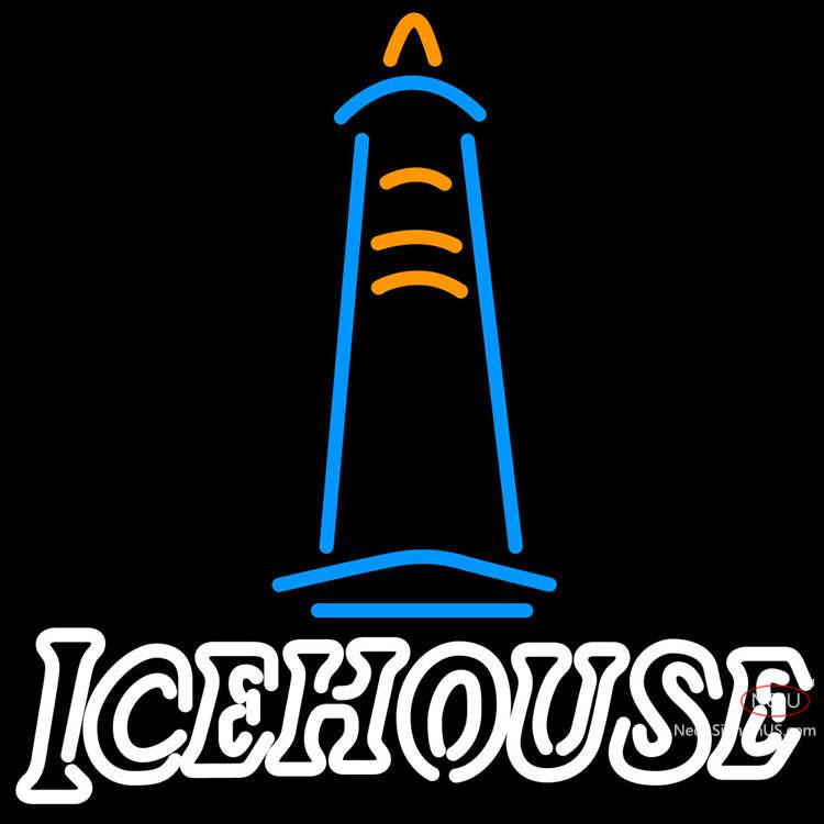 Ice House Light House Neon Beer Sign