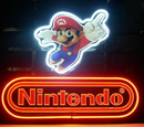 Intendo mario neon sign