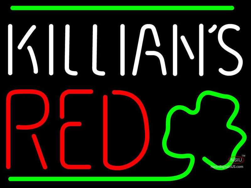 Killians Red Shamrock Neon Beer Sign