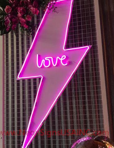 Love Wedding Home Deco Neon Sign