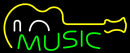 Music Guitar Handmade Art Neon Sign