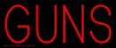 Guns Handmade Art Neon Sign