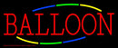 Balloon Multicolored Deco Style Handmade Art Neon Sign