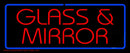 Glass and Mirror Handmade Art Neon Sign