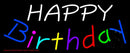 Happy Birthday Handmade Art Neon Sign