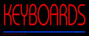 Keyboards Handmade Art Neon Sign