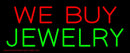We Buy Jewelry Block Handmade Art Neon Sign