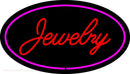 Jewelry Purple Oval Handmade Art Neon Sign