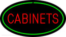 Cabinets Oval Green Handmade Art Neon Sign