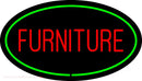 Furniture Oval Green Handmade Art Neon Sign