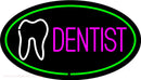 Pink Dentist Oval Green Handmade Art Neon Sign