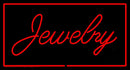 Jewelry Cursive Rectangle Red Handmade Art Neon Sign