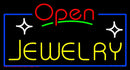 Jewelry Open Red Handmade Art Neon Sign
