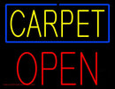 Carpet Block Open Handmade Art Neon Sign
