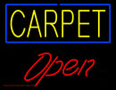Carpet Script1 Open Handmade Art Neon Sign