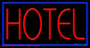 Hotel Handmade Art Neon Sign