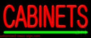 Cabinets Handmade Art Neon Sign