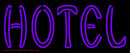 Purple Hotel Handmade Art Neon Sign